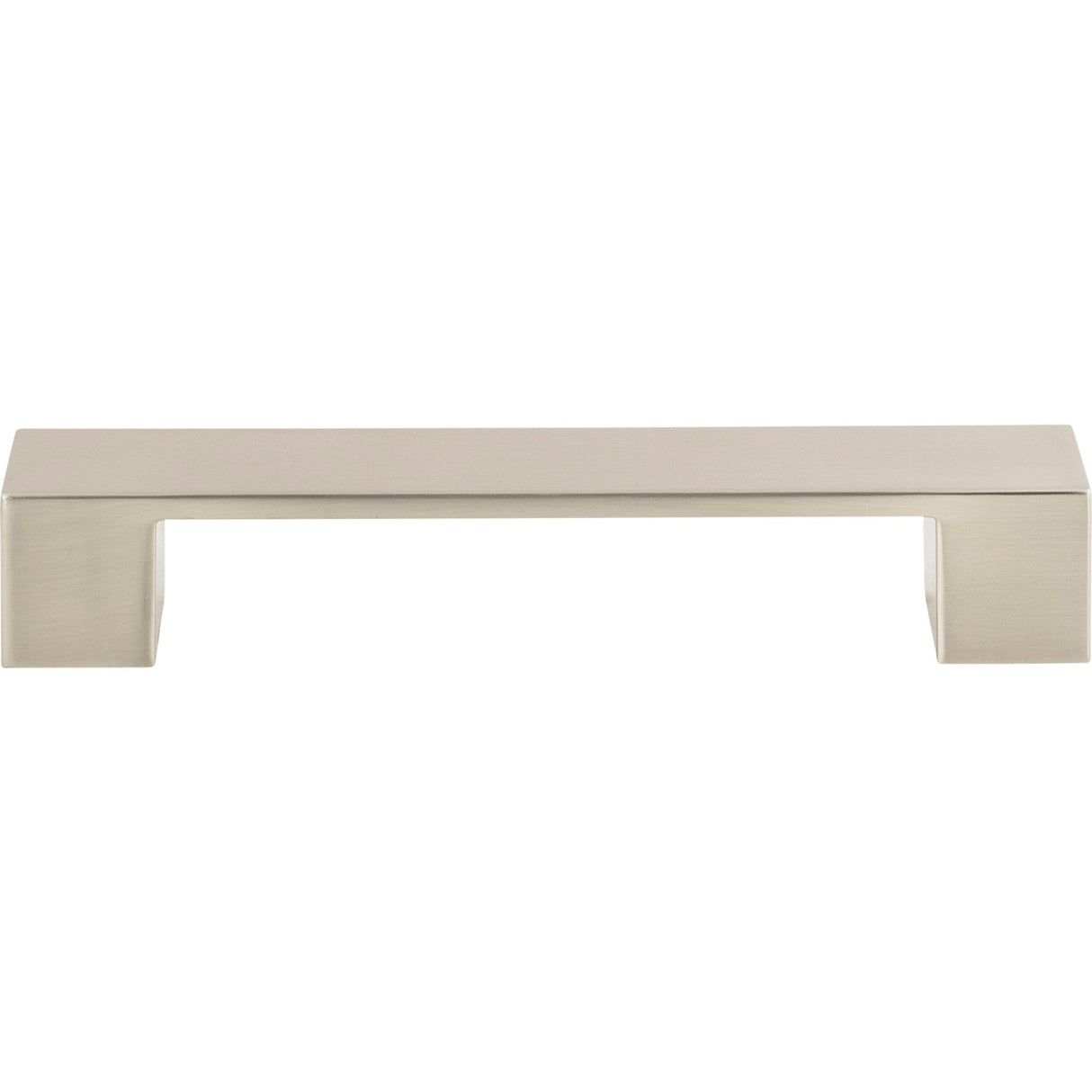 Atlas Homewares Wide Square Pull 5 1/16 Inch (c-c) Brushed Nickel