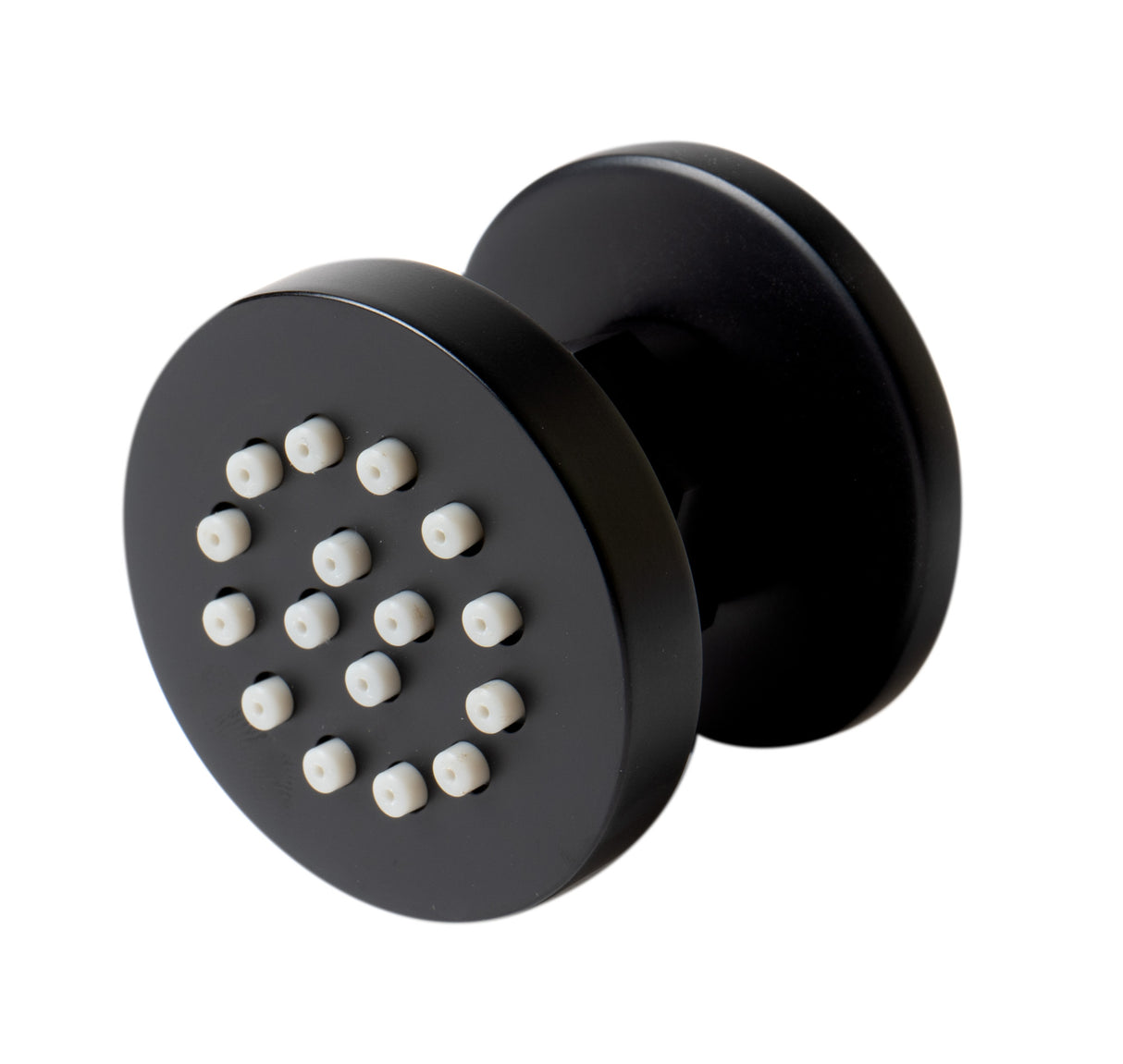 Black Matte 2" Round Adjustable Shower Body Spray