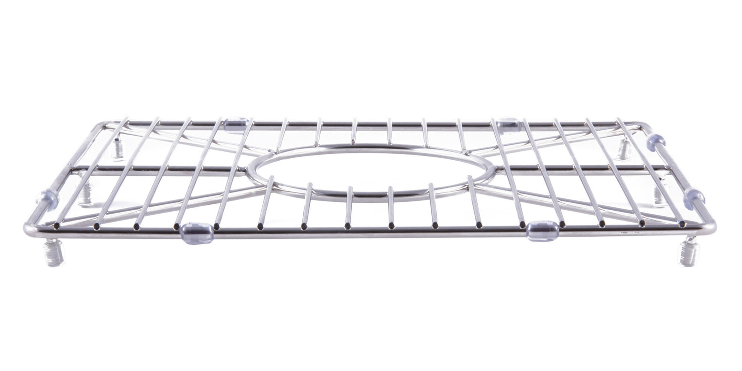 Stainless steel kitchen sink grid for small side of AB3618DB. AB3618ARCH