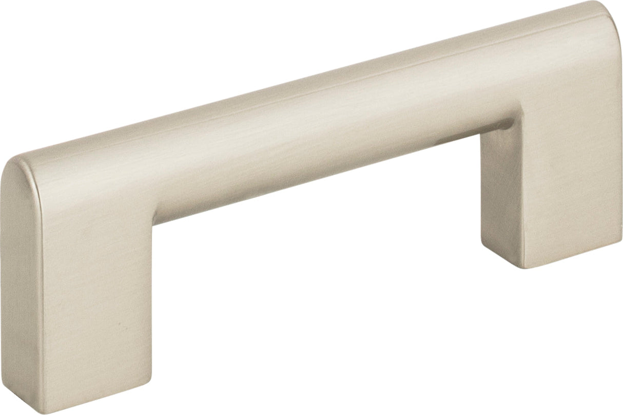 Atlas Homewares Round Rail Pull 3 Inch (c-c) Brushed Nickel