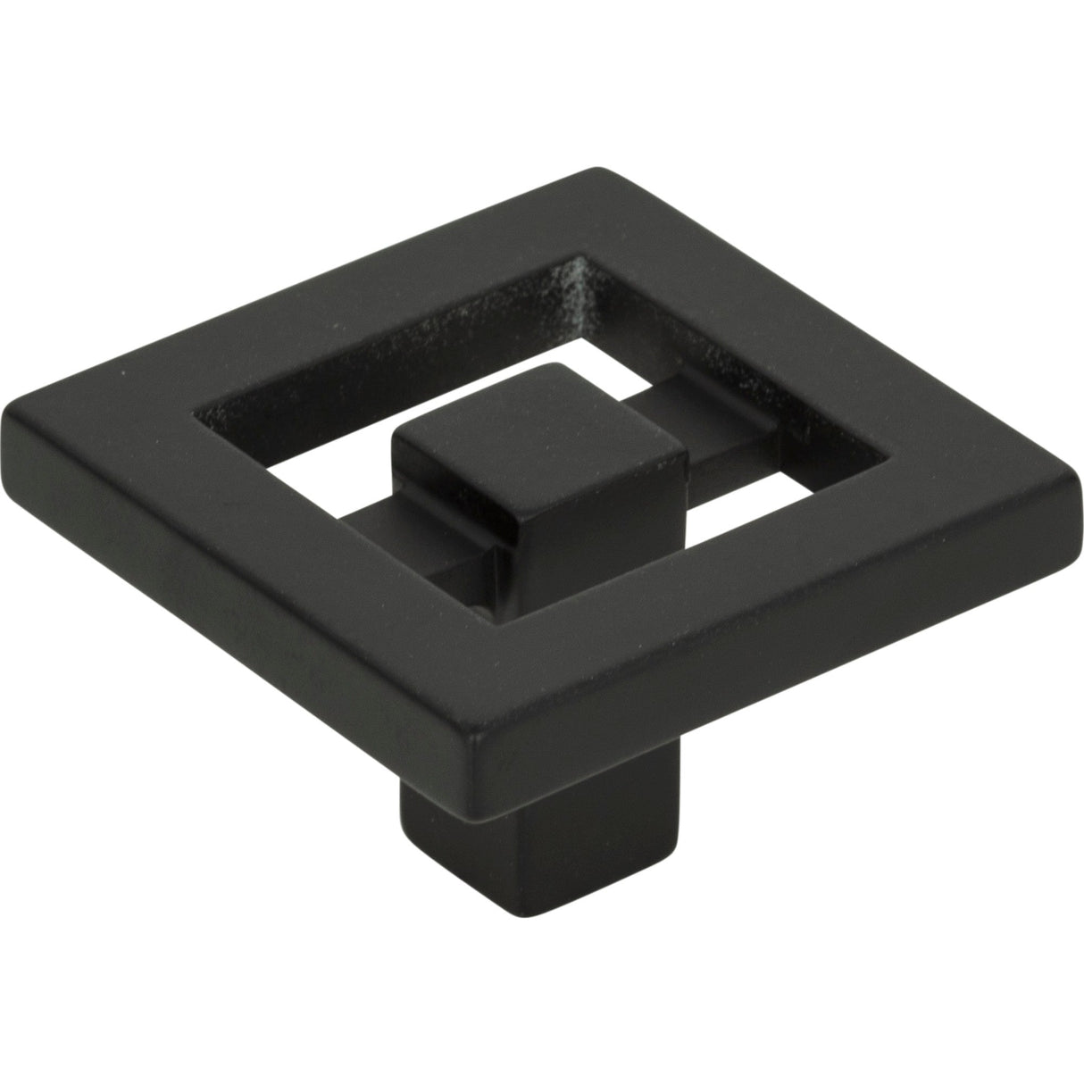 Atlas Homewares Nobu Square Knob 1 3/8 Inch Matte Black