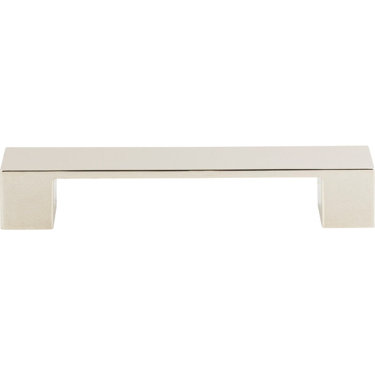 Atlas Homewares Wide Square Pull 5 1/16 Inch (c-c) Polished Nickel