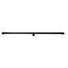 ALFI brand 59" Black Matte Stainless Steel Linear Shower Drain with Solid Cover