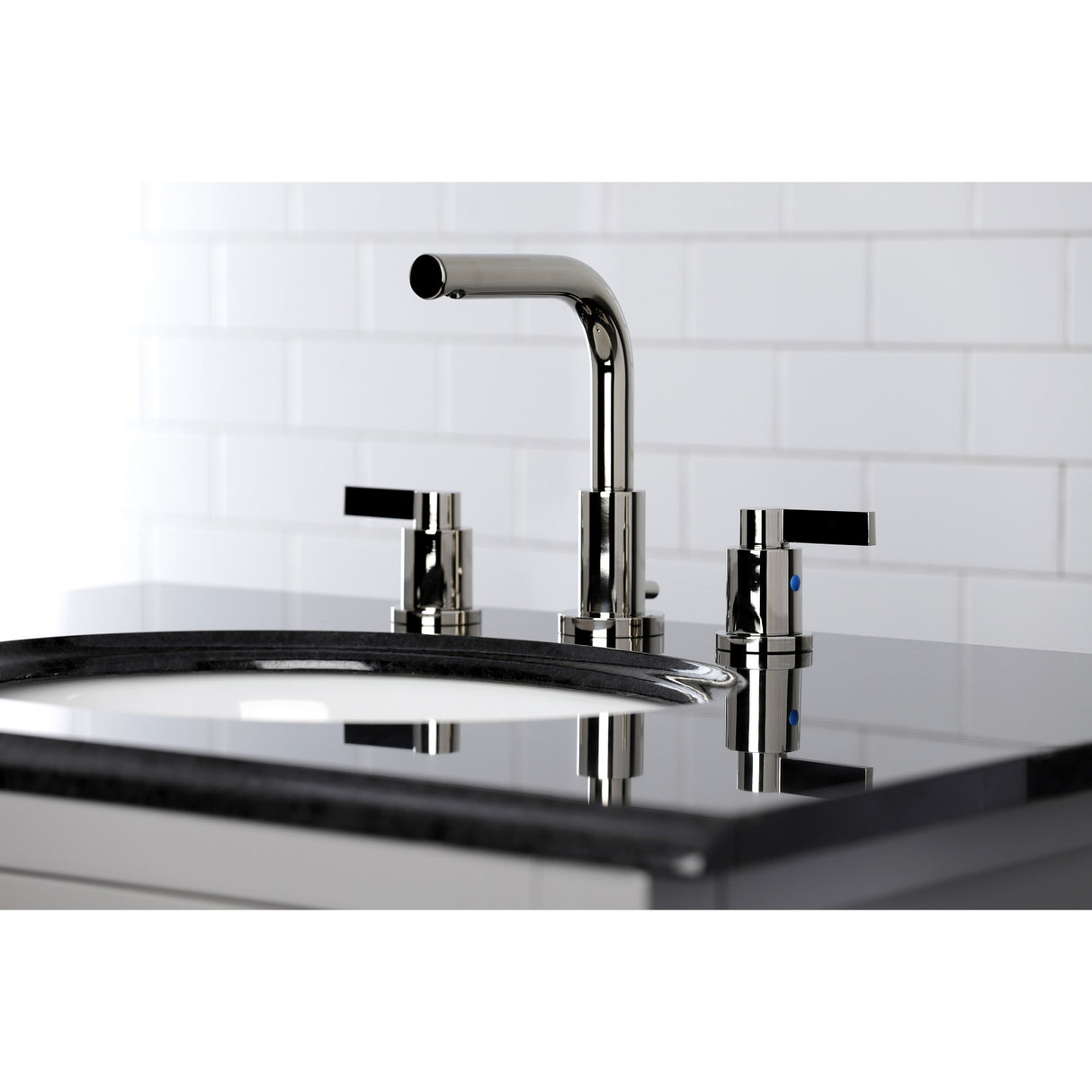 Fauceture FSC8959NDL 8 in. Widespread Bathroom Faucet, Polished Nickel