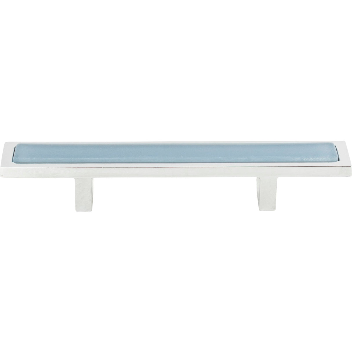 Atlas Homewares Spa Blue Pull 3 Inch (c-c) Polished Chrome