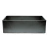 ALFI brand ABCO3320SB Concrete Color 33 inch Reversible Single Fireclay Farmhouse Kitchen Sink