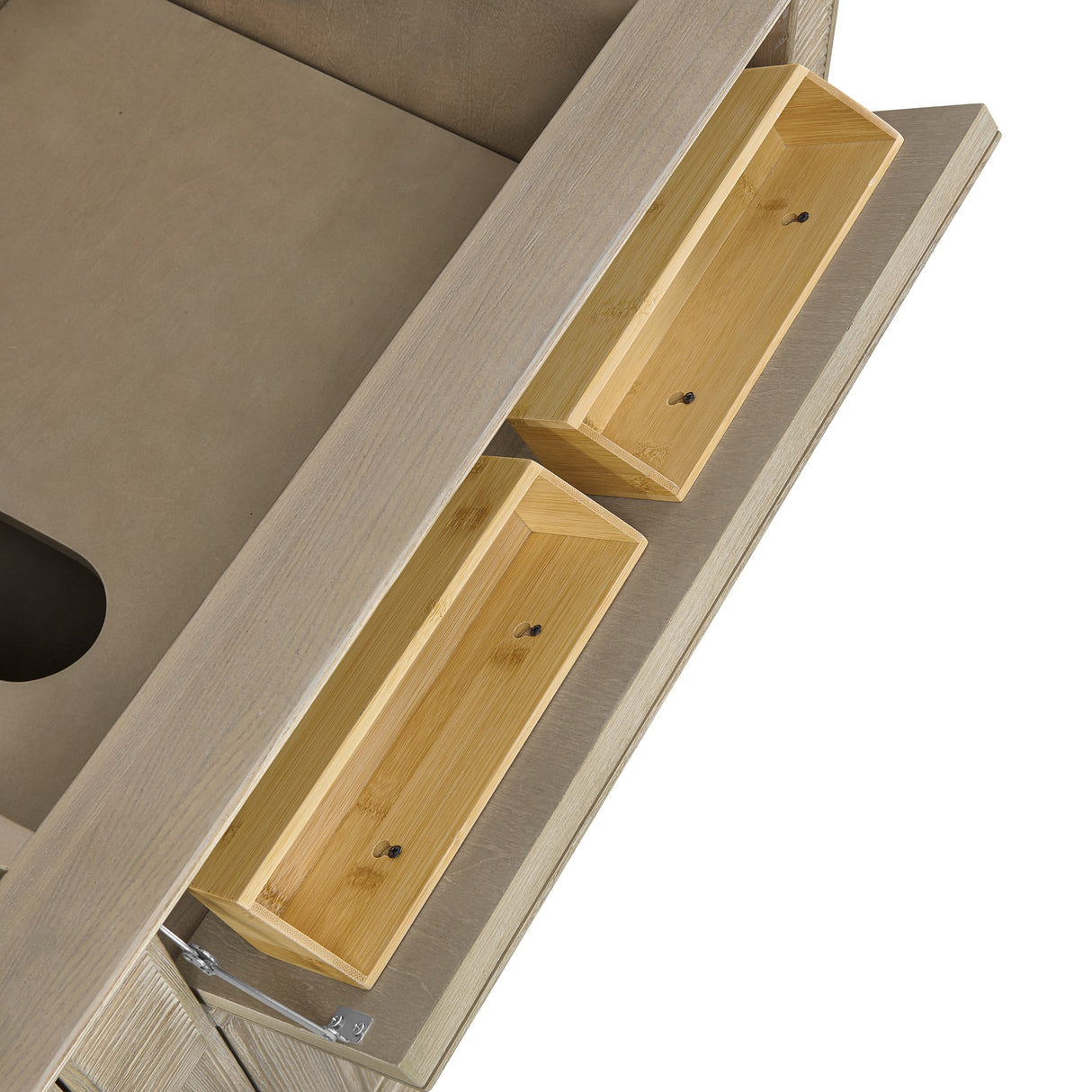 Lorelai 72" Double Vanity, Whitewashed Oak
