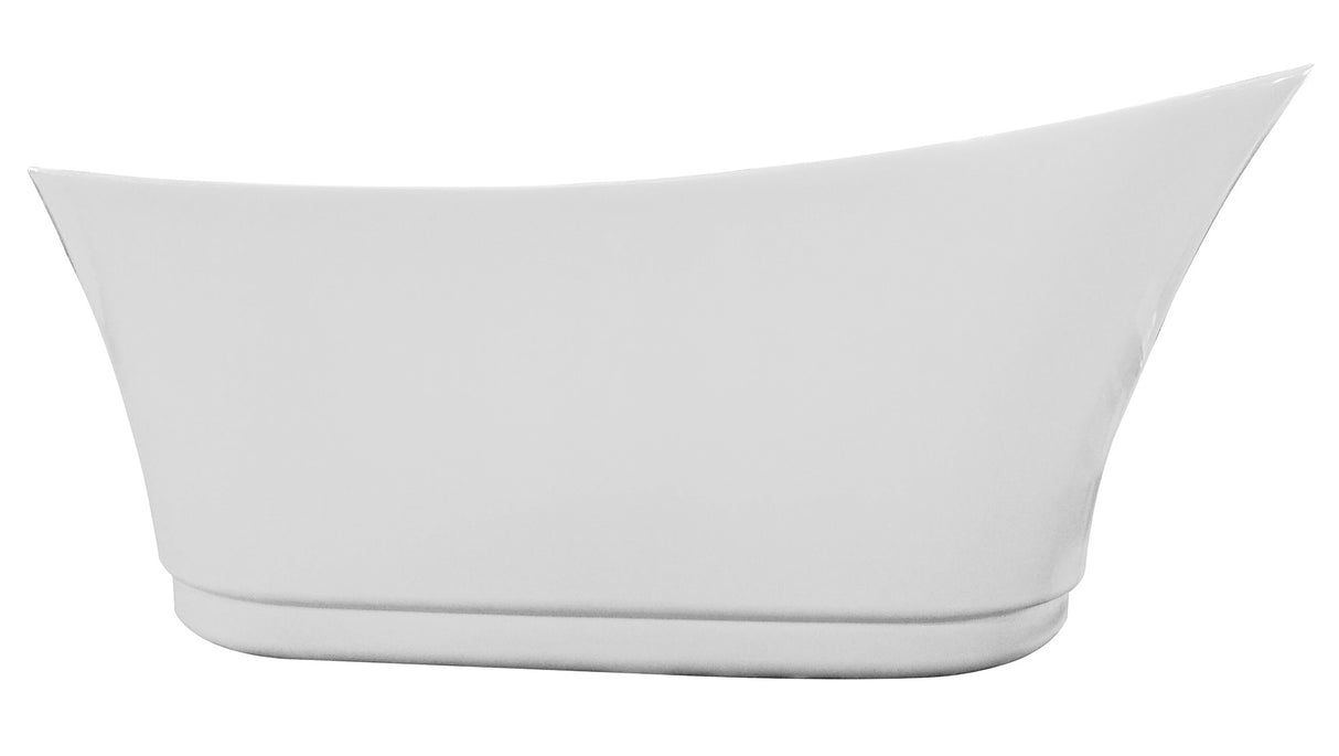 EAGO AM2140 6 Foot White Free Standing Air Bubble Bathtub