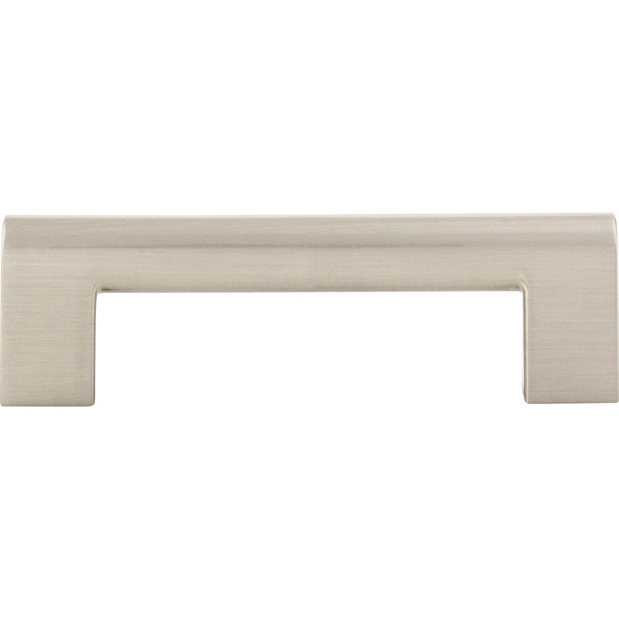 Atlas Homewares Round Rail Pull 3 3/4 Inch (c-c) Brushed Nickel