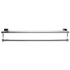 ALFI brand AB9596 Polished Chrome 24 inch Towel Bar & Shelf Bathroom Accessory