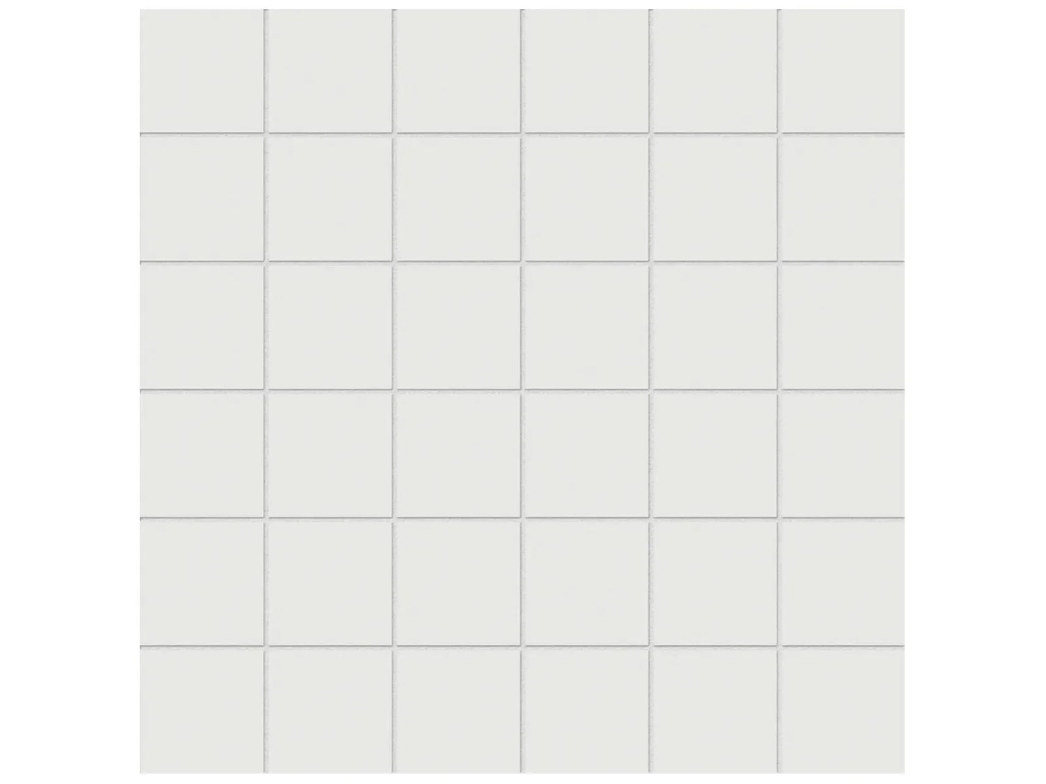 Anatolia Tile 2X2 Prima True White 36 Piece Matte Unglazed Porcelain Porcelain Mosaics. 1 Sheet = .96 Sq Ft. 4501-0209-1 True White 2x2 Matte - premium natural stone mosaic tile from Anatolia Tile, available at PoshHaus showroom in Keene, NH
