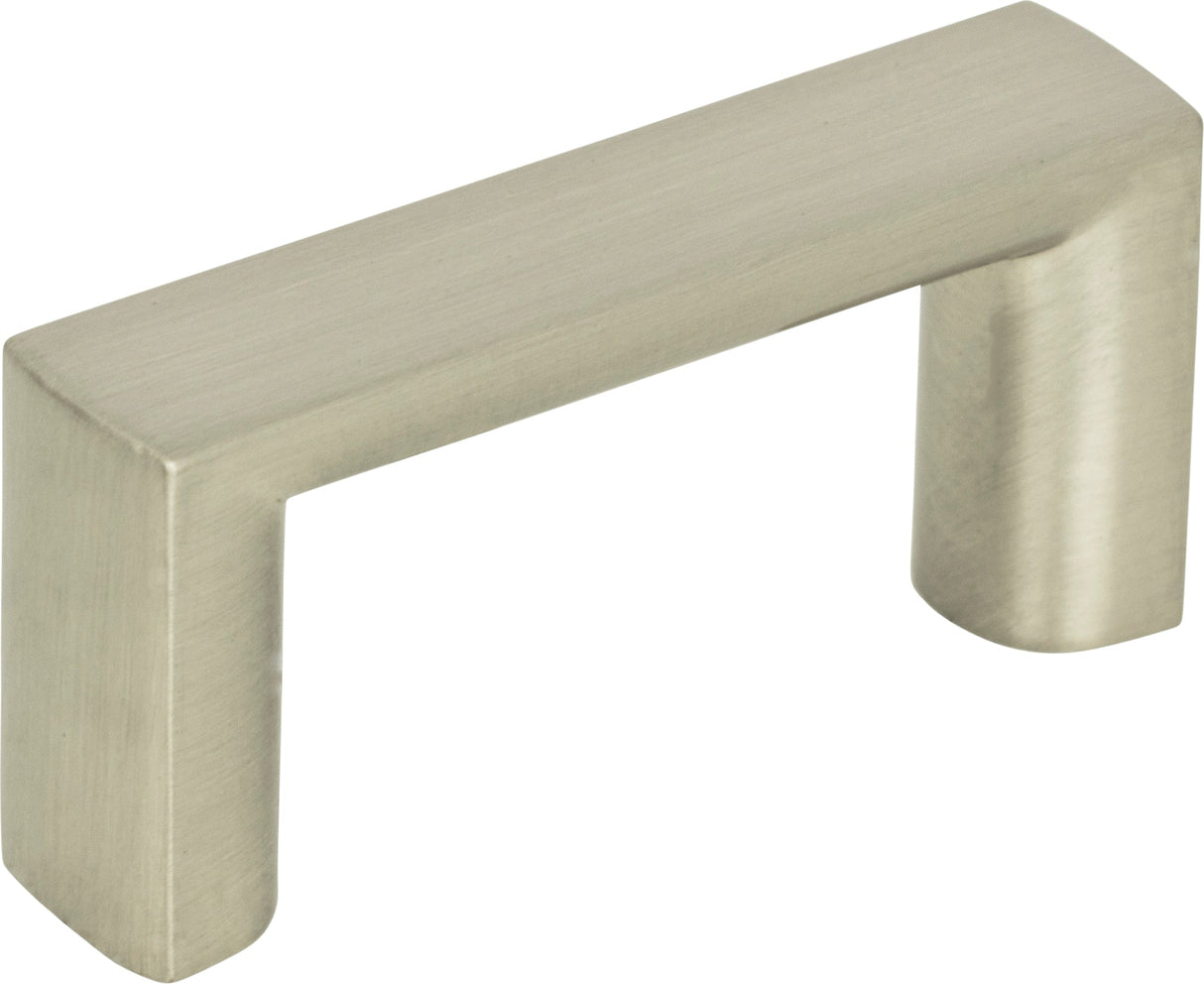 Atlas Homewares Tableau Squared Pull 1 7/16 Inch (c-c) Brushed Nickel