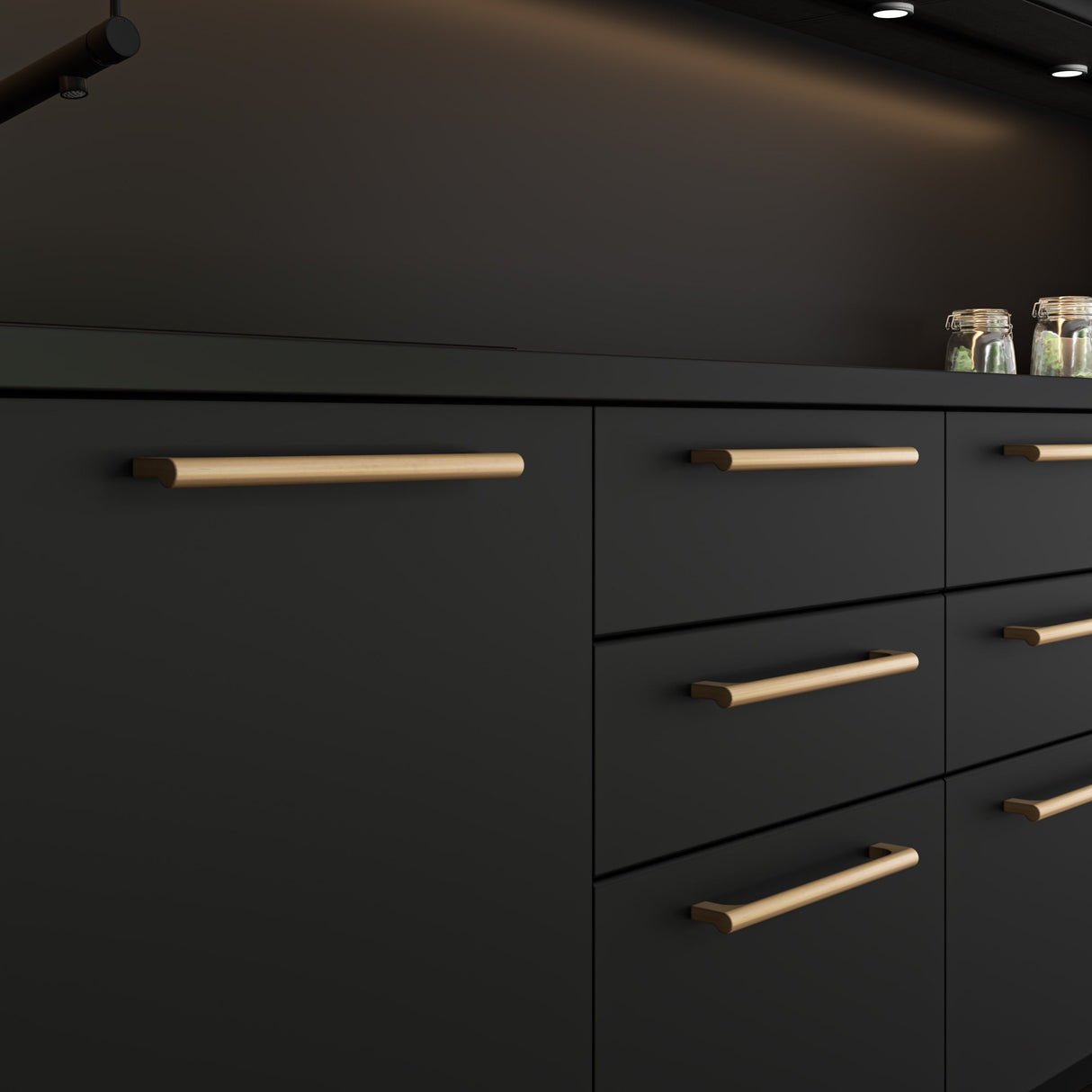 Atlas Homewares Whittier Pull 5 1/16 Inch (c-c) Warm Brass