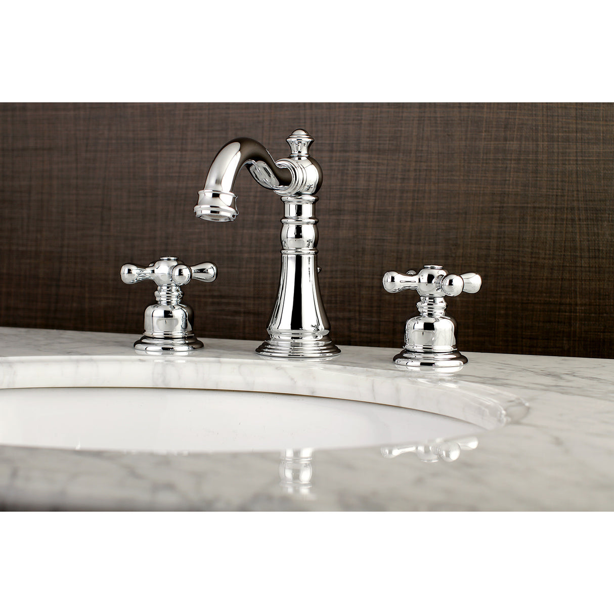 Fauceture FSC1971AX American Classic Widespread Bathroom Faucet, Polished Chrome