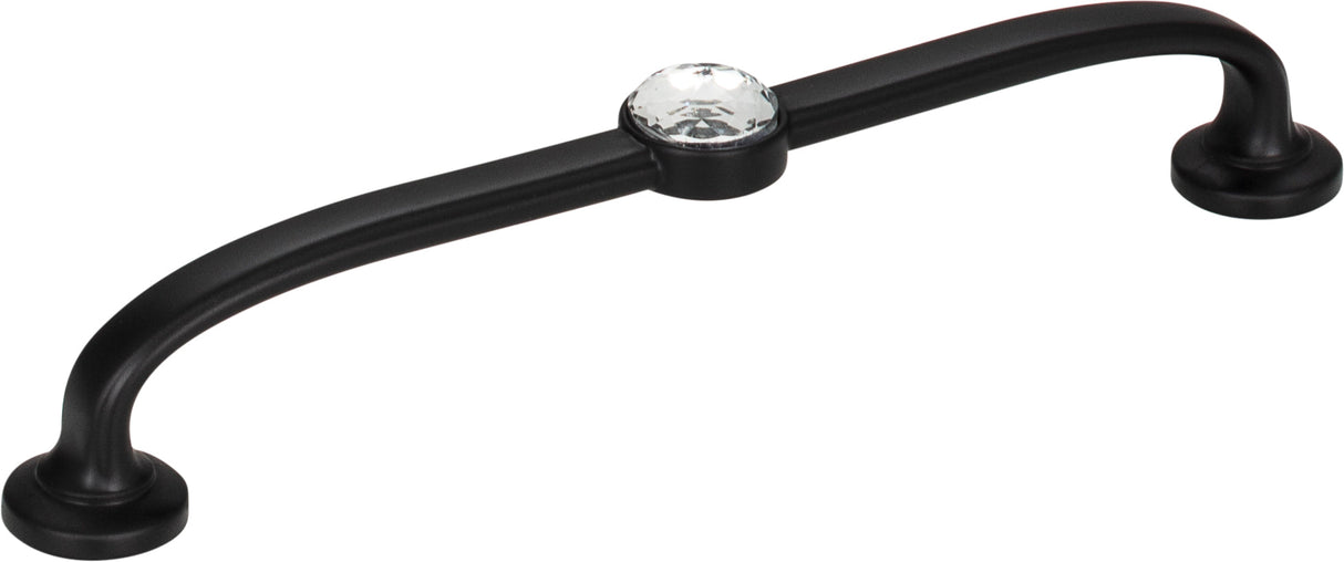 Atlas Homewares Legacy Crystal Bracelet Pull 5 1/16 Inch (c-c) Matte Black