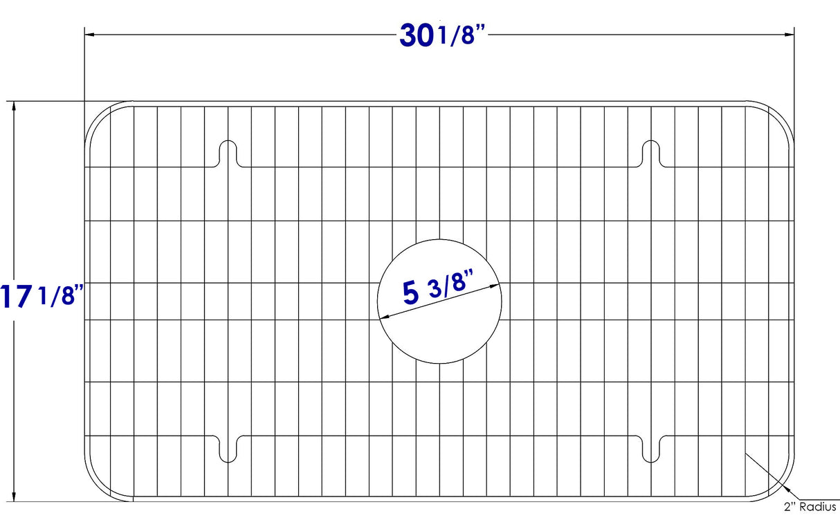 ALFI brand GR533 Stainless Steel Protective Grid for AB532 & AB533 Kitchen Sinks
