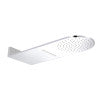 ALFI brand RAIN10RW-PC Polished Chrome 10" Wall-Mounted Square Waterfall Rain Shower Head