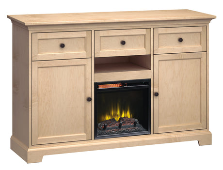Howard Miller 63" Wide / 41" Extra Tall Fireplace Console FT63B