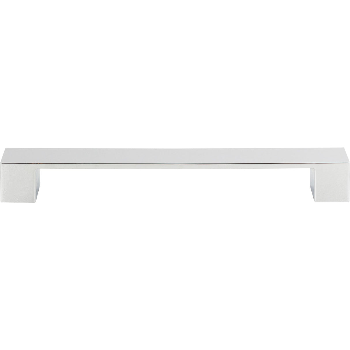 Atlas Homewares Wide Square Pull 7 9/16 Inch (c-c) Polished Chrome