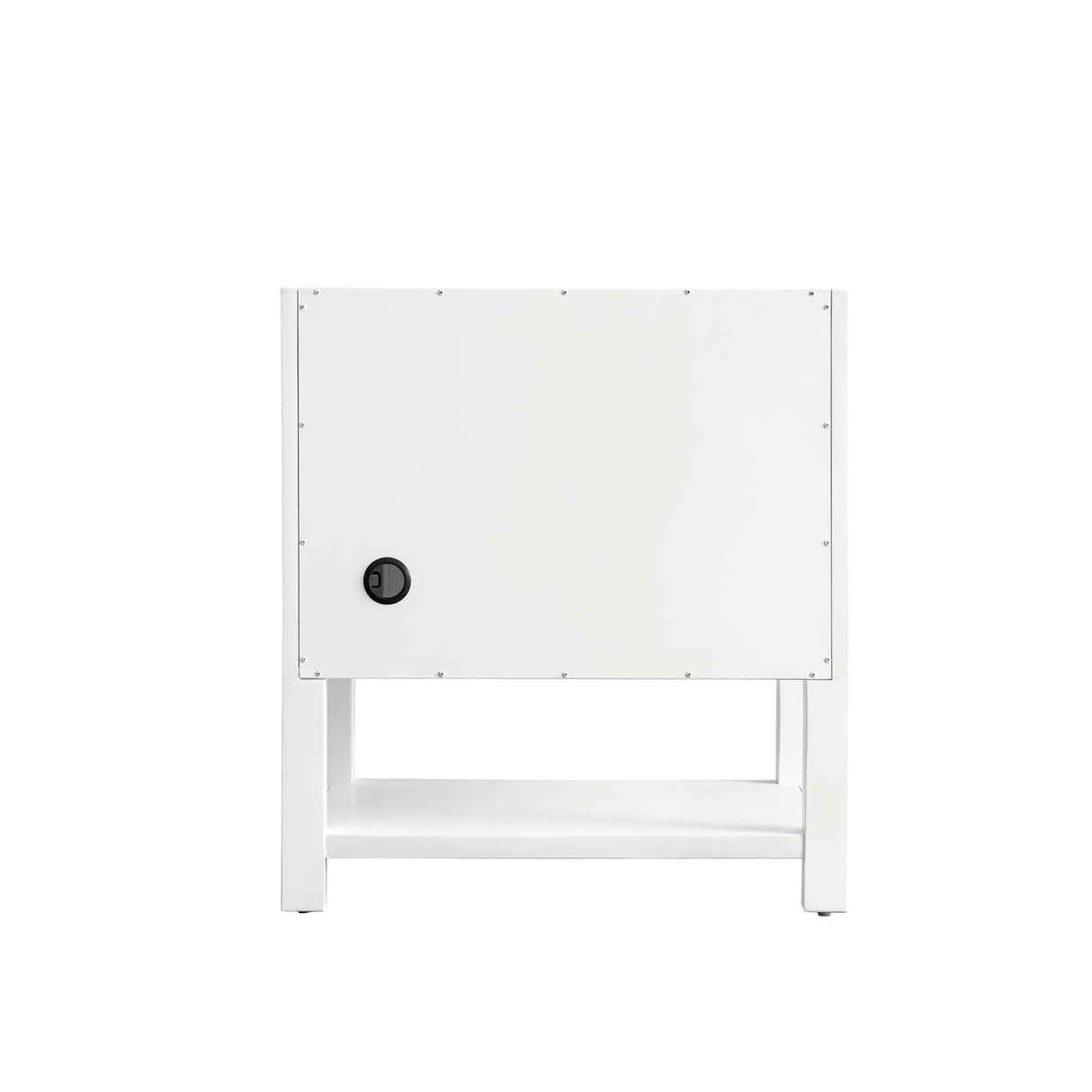 Breckenridge 30" Single Vanity, Bright White w/ 3 CM Victorian Silver Top
