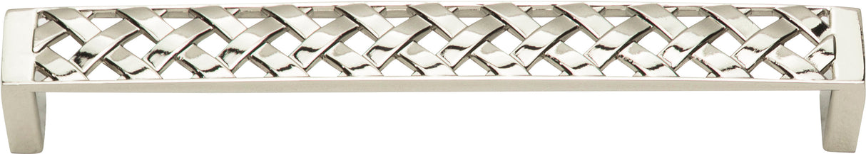 Atlas Homewares Lattice Pull 6 5/16 Inch (c-c) Polished Nickel