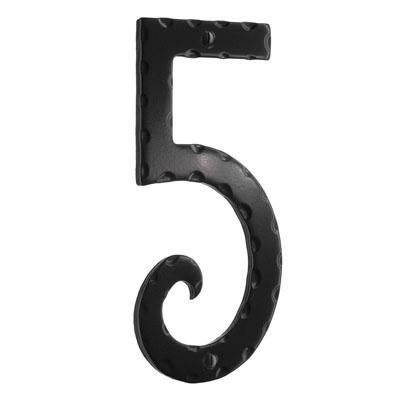Smedbo Smedbo House Number 5 in Black Wrought Iron