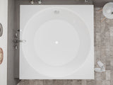 ANZZI FT-AZ599 Abyss 59" Freestanding Bathtub in White