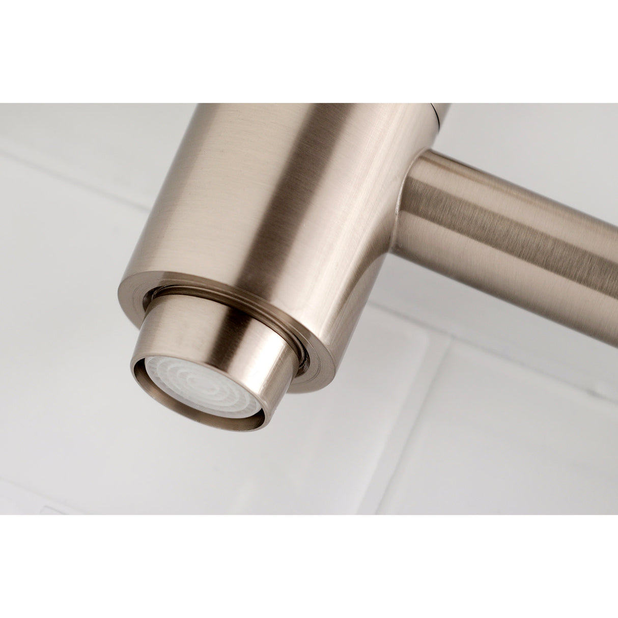 Kingston Brass KS8108DX Concord Wall Mount Pot Filler Kitchen Faucet, Brushed Nickel