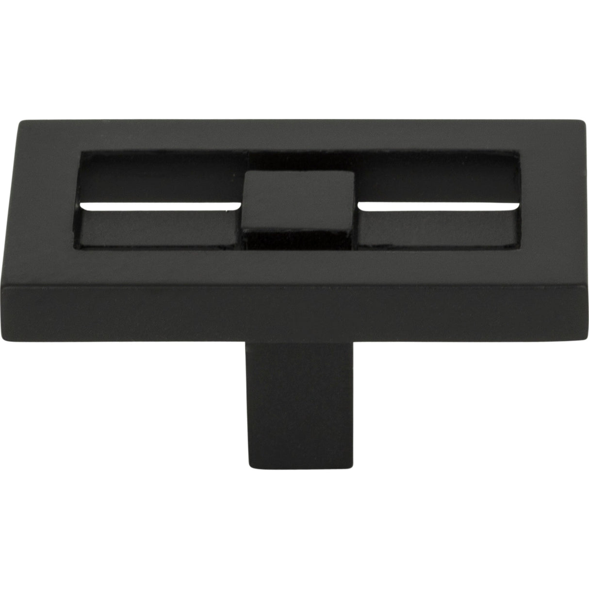 Atlas Homewares Nobu Rectangle Knob 1 3/4 Inch Matte Black