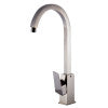 ALFI brand AB3470-BN Brushed Nickel Gooseneck Single Hole Bathroom Faucet