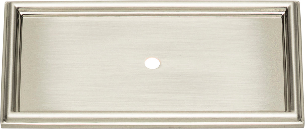 Atlas Homewares Campaign Rope Backplate 3 11/16 Inch Brushed Nickel