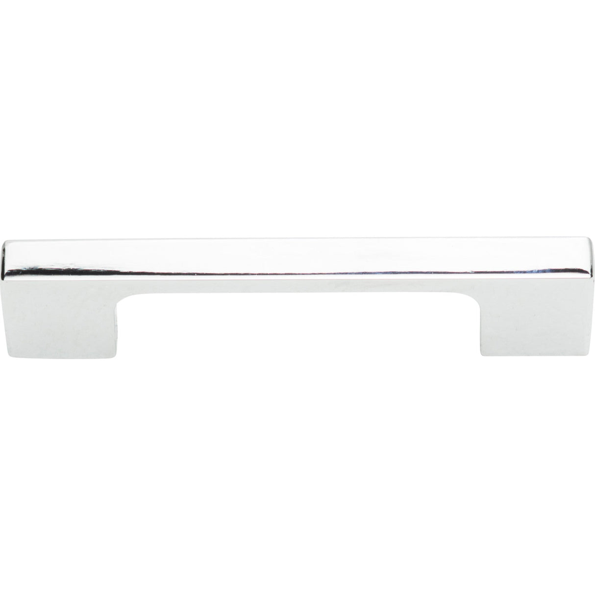 Atlas Homewares Thin Square Pull 3 3/4 Inch (c-c) Polished Chrome