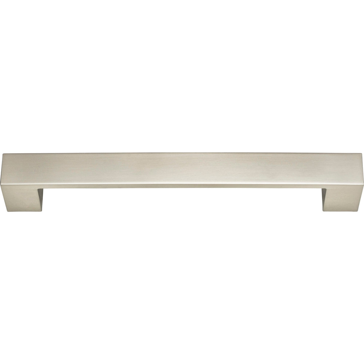 Atlas Homewares Wide Square Pull 7 9/16 Inch (c-c) Brushed Nickel