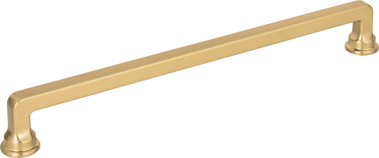 Atlas Homewares Oskar Pull 8 13/16 Inch (c-c) Warm Brass