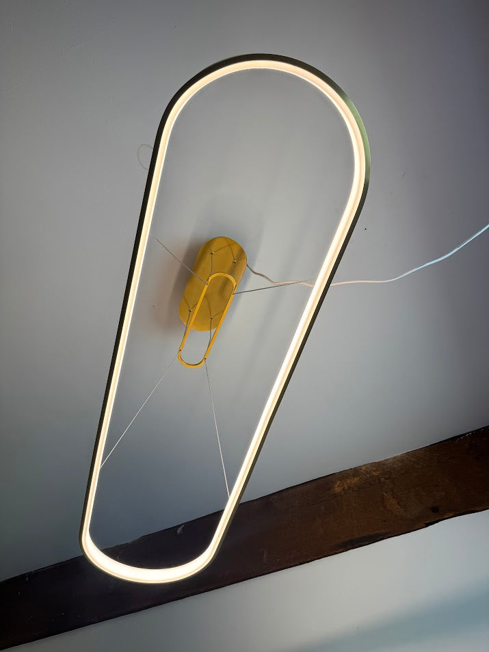 Kuzco (Floor Model) PD19347-AN EERIE 47" PD Antique Brass 120V TRIAC/ELV LED 3000K 90CRI 58W