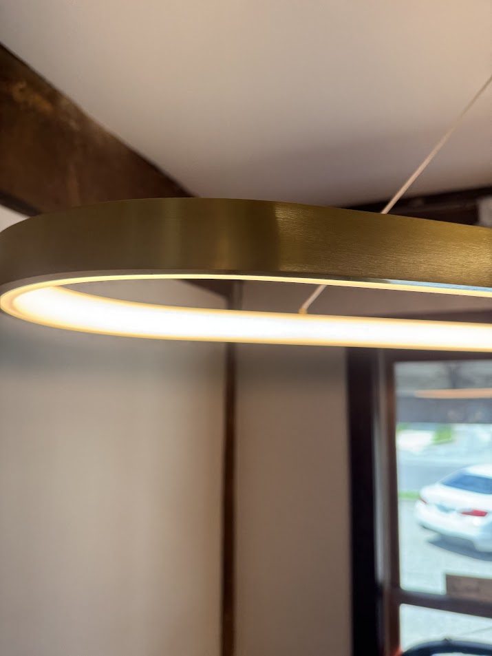 Kuzco (Floor Model) PD19347-AN EERIE 47" PD Antique Brass 120V TRIAC/ELV LED 3000K 90CRI 58W