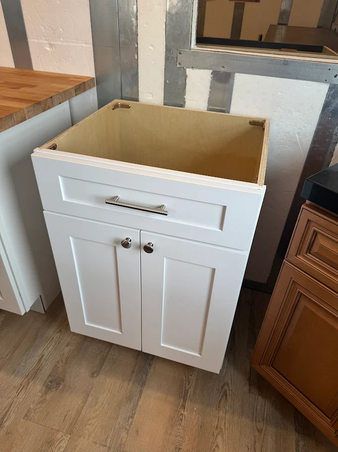 24" white cab tec - vanity only