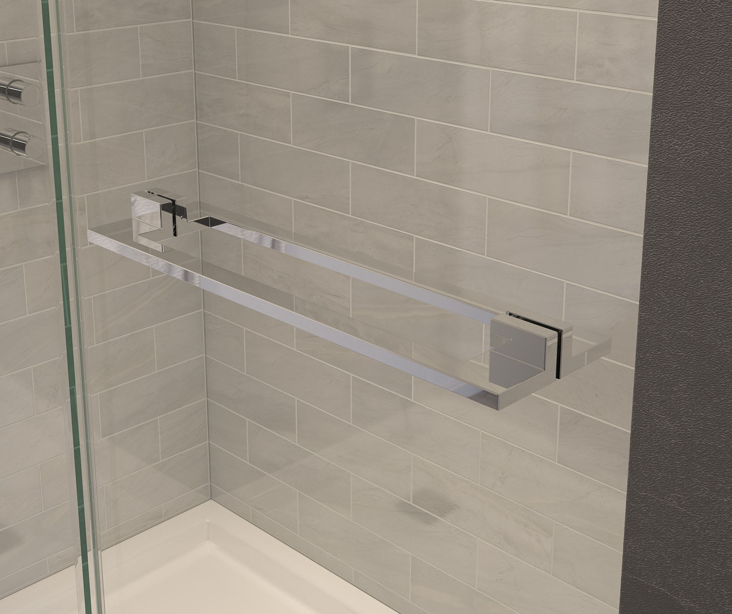 MAAX 139587-810-084-000 Capella 78 56-59 x 78 in. 8 mm Pivot Shower Door for Alcove Installation with GlassShield® glass in Chrome