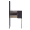 ALFI brand AB6701-BN Brushed Nickel Modern Square Pressure Balanced Shower Mixer