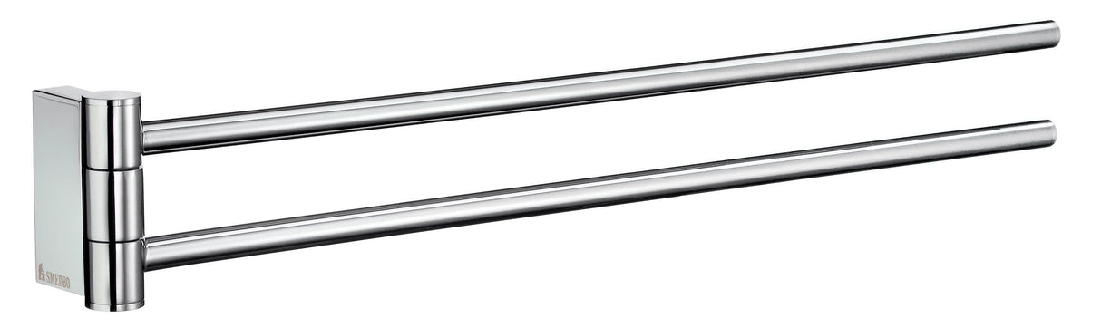 Smedbo Air Swing Arm Towel Rail in Polished Chrome