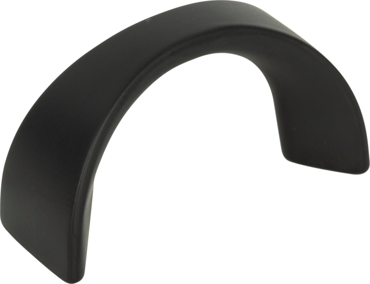 Atlas Homewares Sleek Knob 1 1/4 Inch (c-c) Matte Black