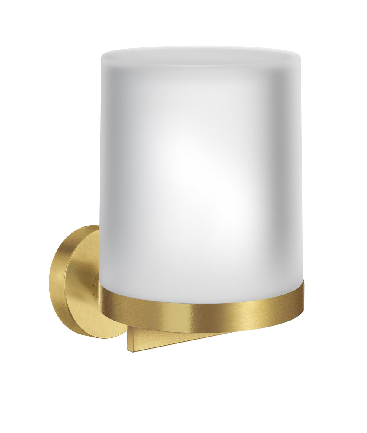 Smedbo Home Soap Dispenser Wall in Brass/Frosted Glass