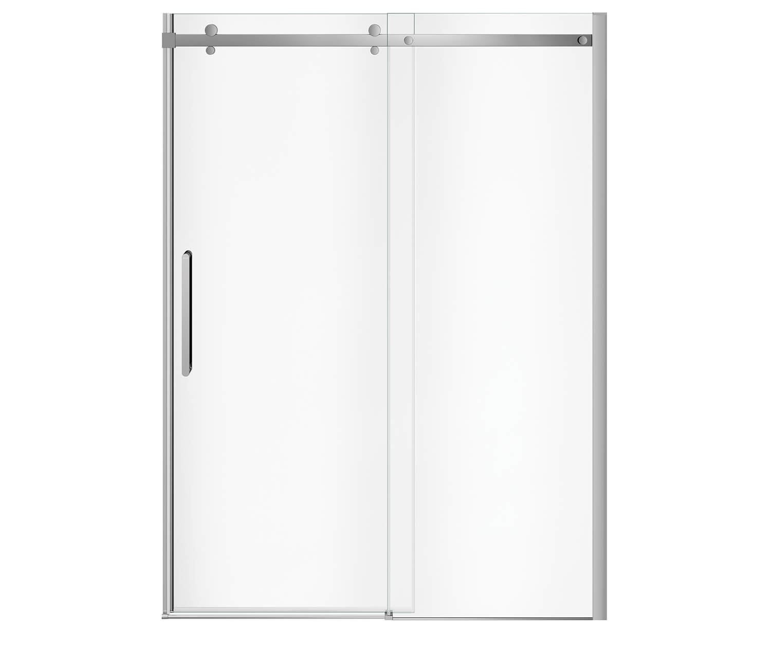 MAAX 138541-810-084-000 Halo Pro GS 56  ½-59 X 78 ¾ in. 8mm Sliding Shower Door for Alcove Installation with GlassShield® glass in Chrome
