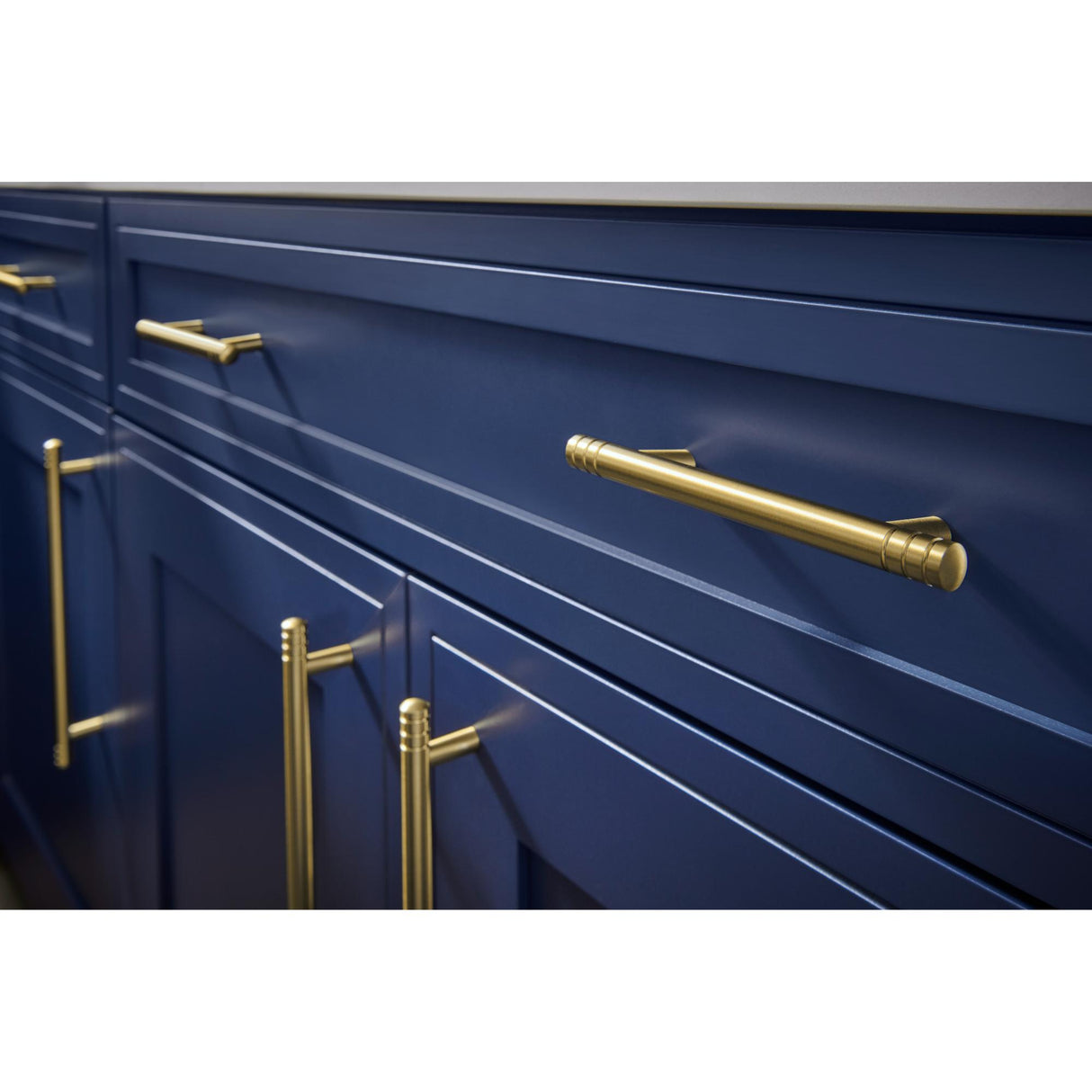 Atlas Homewares Griffith Pull 6 5/16 Inch (c-c) Warm Brass