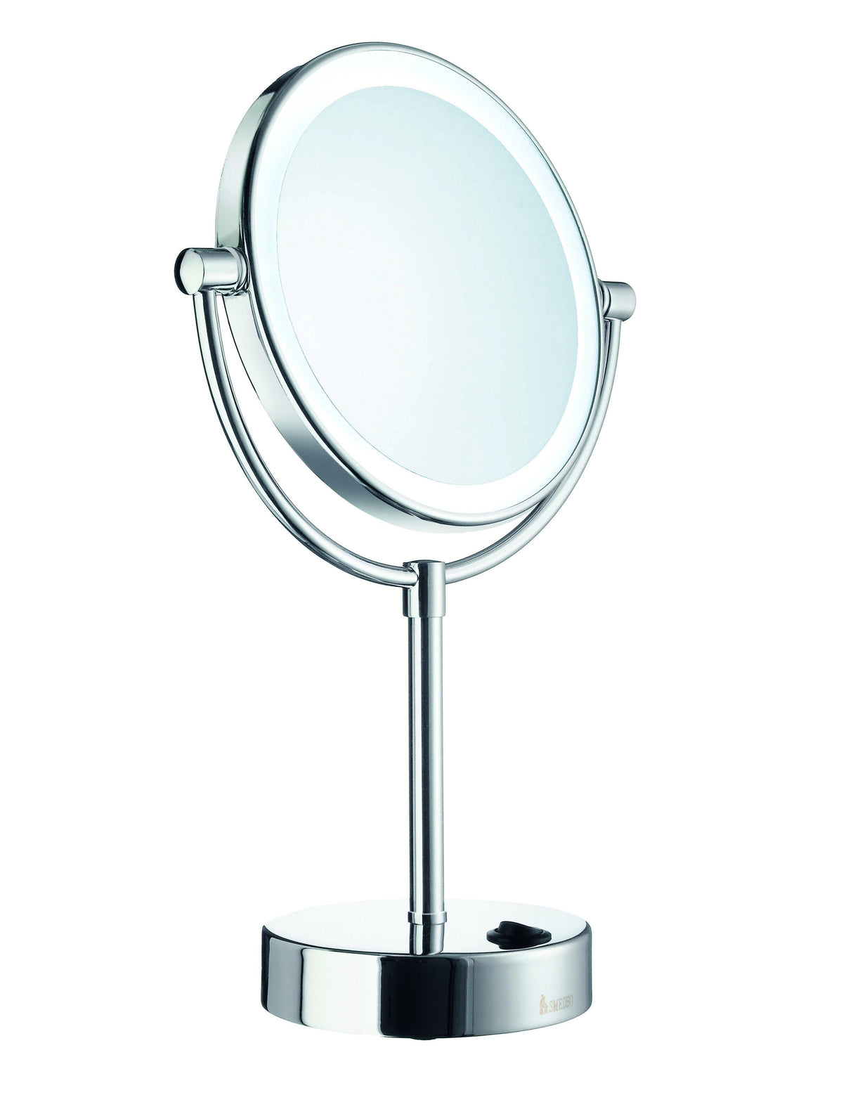 Smedbo Outline Shaving and Make-up Mirror with LED-technology in Polished Chrome