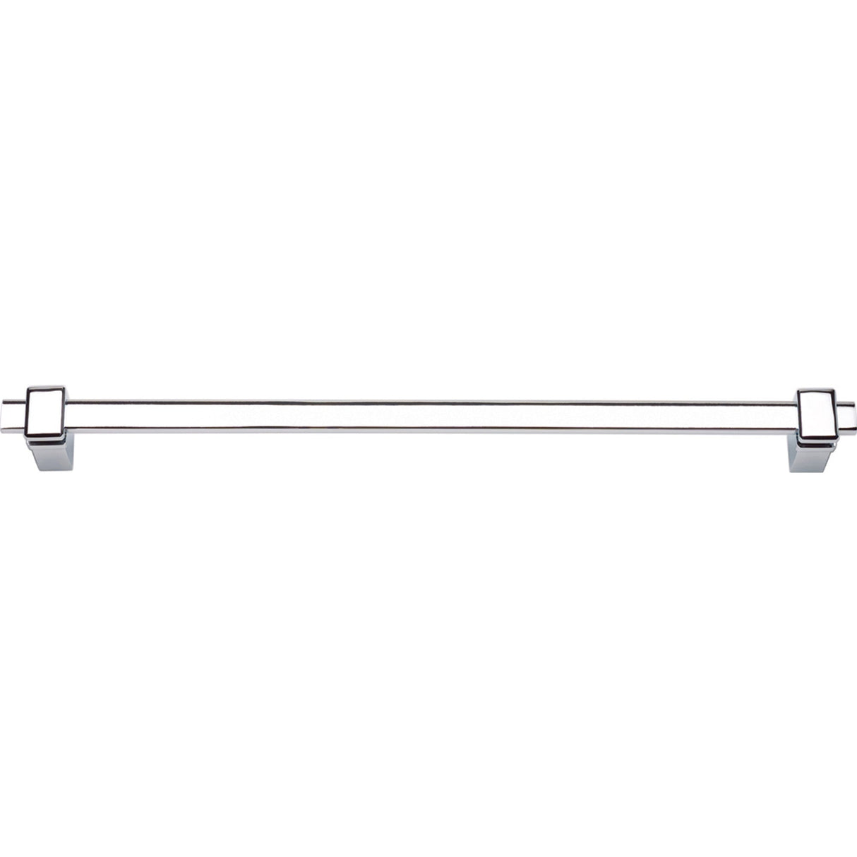 Atlas Homewares Buckle Up Bath Towel Bar 18 Inch Single Polished Chrome