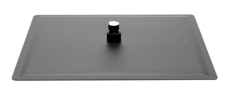 Matte Black Stainless Steel 16" Square Ultra-Thin Rain Shower Head