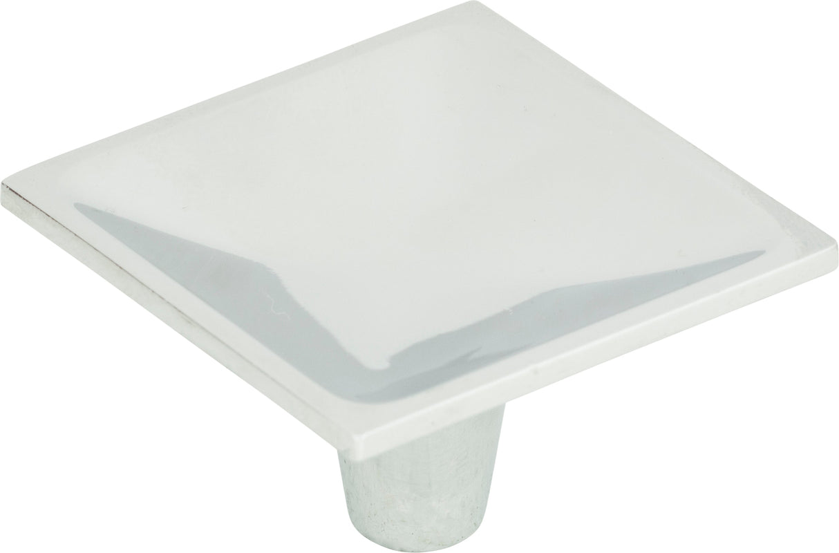 Atlas Homewares Dap Square Knob 2 Inch Polished Chrome