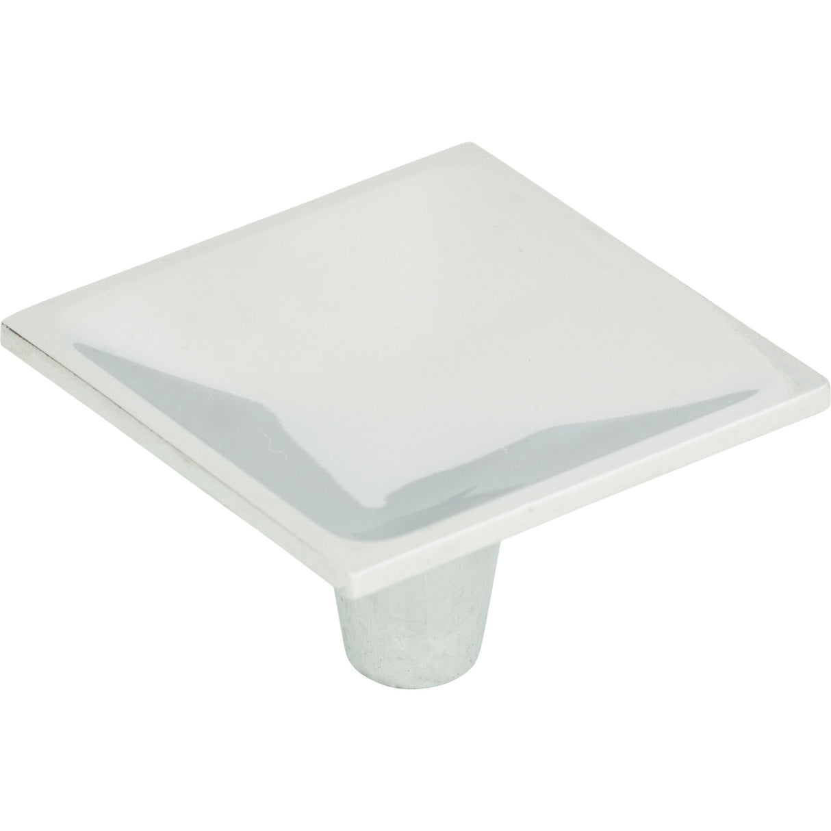 Atlas Homewares Dap Square Knob 2 Inch Polished Chrome