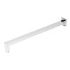 Polished Chrome 20" Square Wall Shower Arm